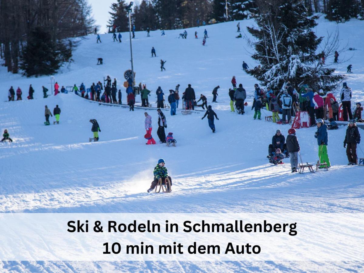 Ferienhaus Grimme - 350M2, 18 Betten - Mit Indoorspielplatz, Pool, Grosser Terrasse, Grill, Sauna, Kicker, Dart, Uvm - Ideal Fuer Familien Schmallenberg Eksteriør billede